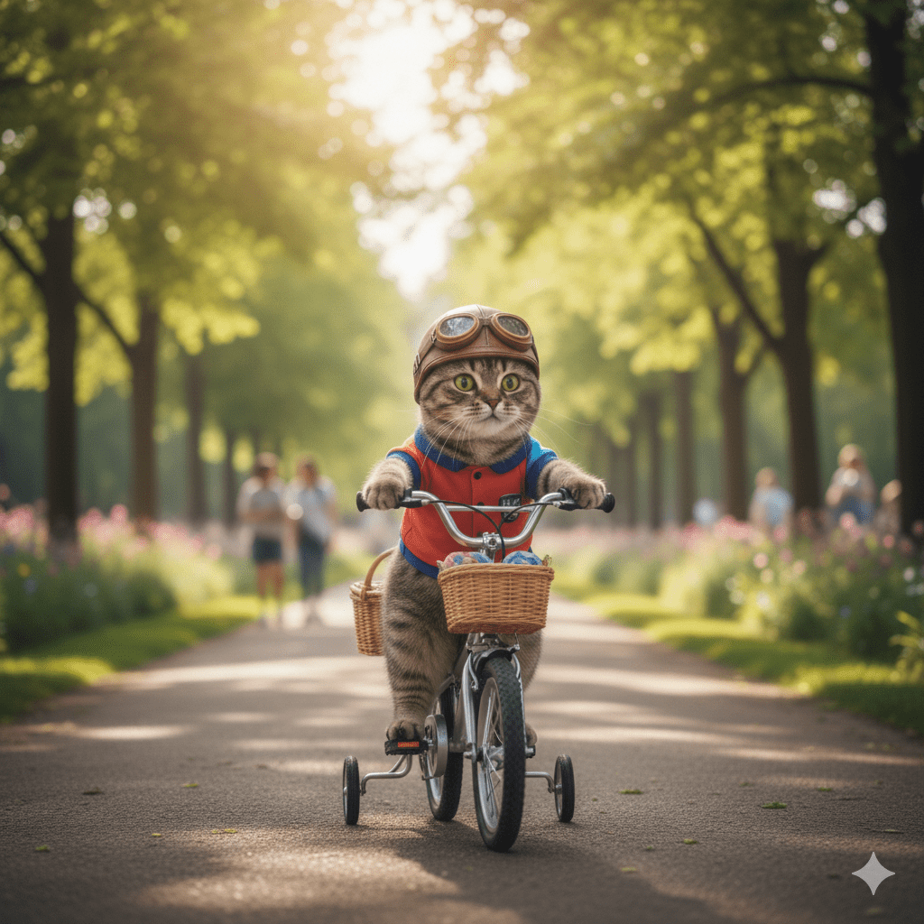 잠잘오는법 실험 중 낮에 운동하는 고양이 모습