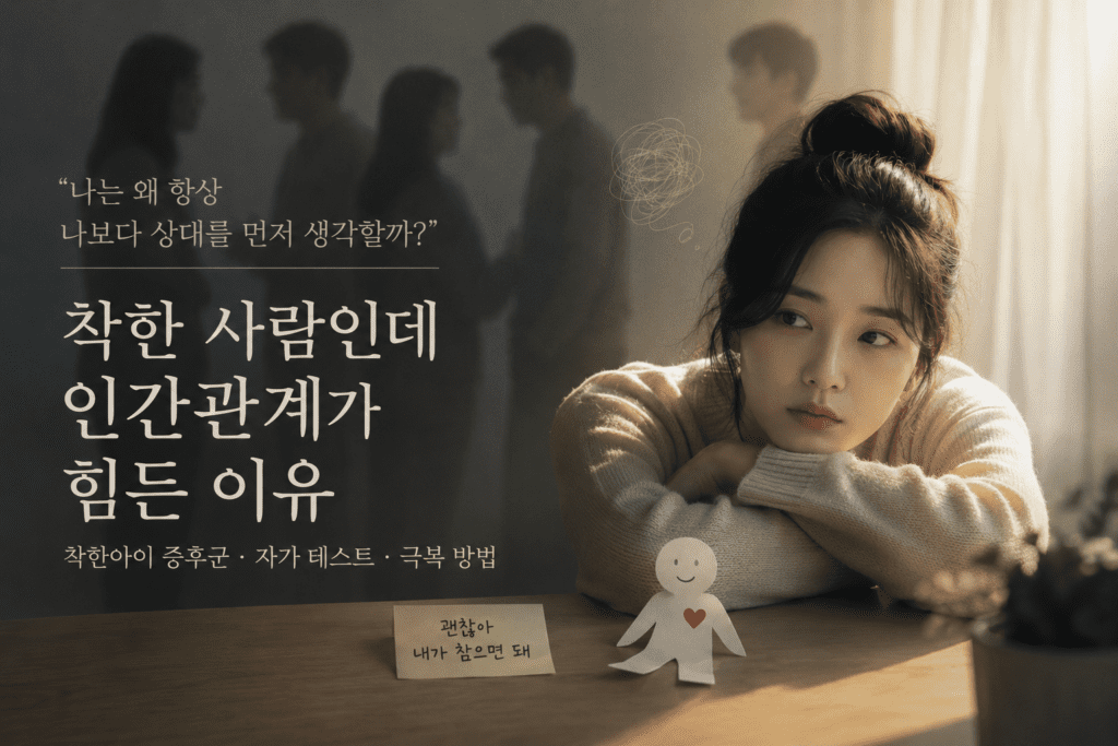 착한사람 컴플렉스를 나타내는 대표이미지